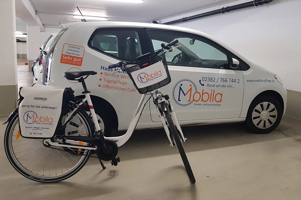 Fuhrpark Ambulanter Pflegedienst Mobila Ahlen